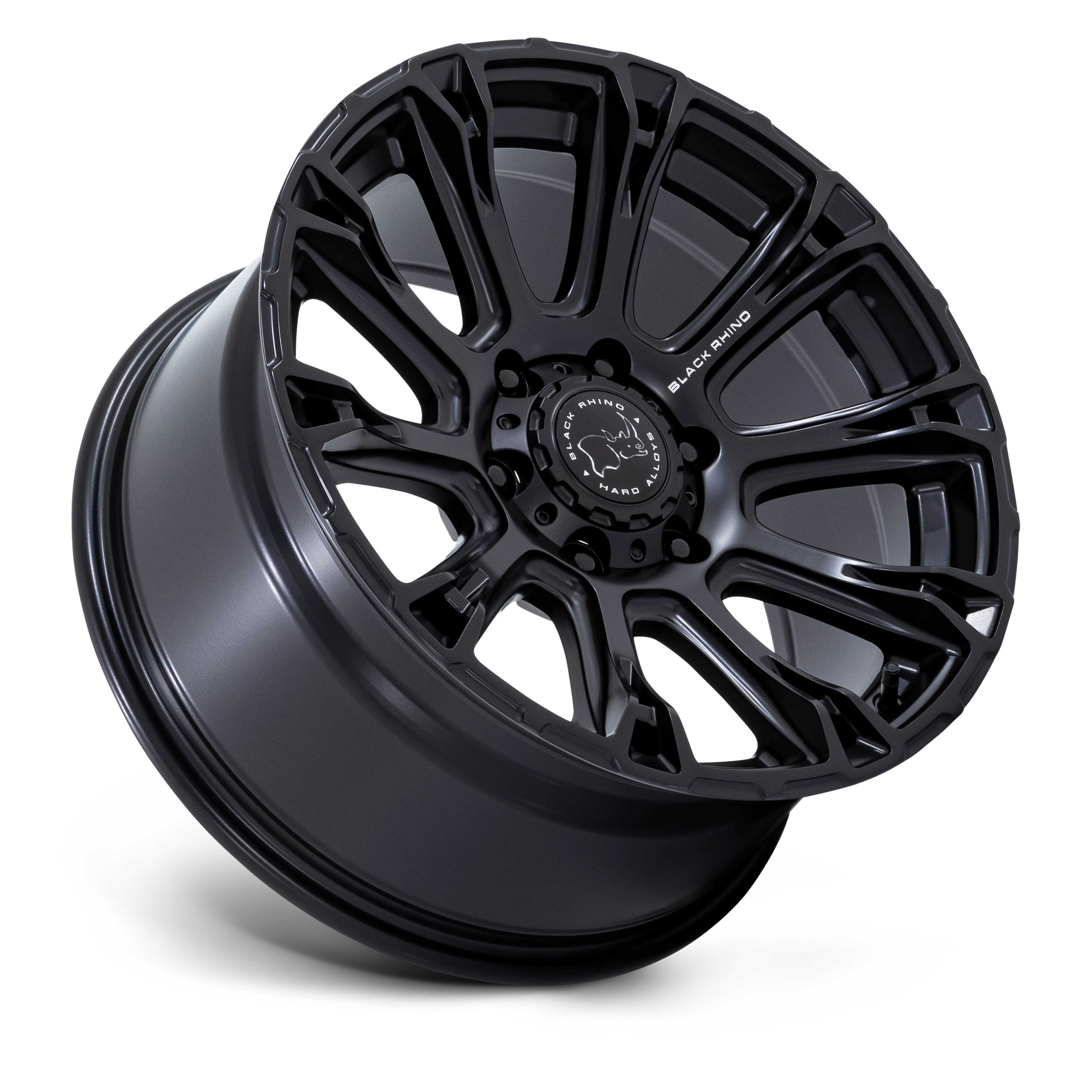 17X9.0 6X139.7/12 Black Rhino Diamondback Matte Black Cb106,