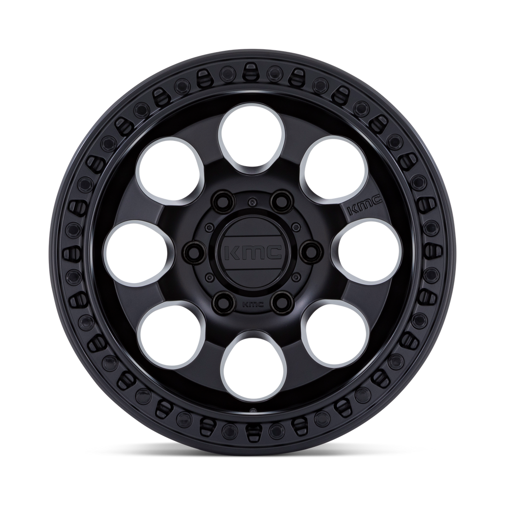 18X9.0 6X139.7/18 Kmc Km550 Riot Anthracite W/Satin Black Li