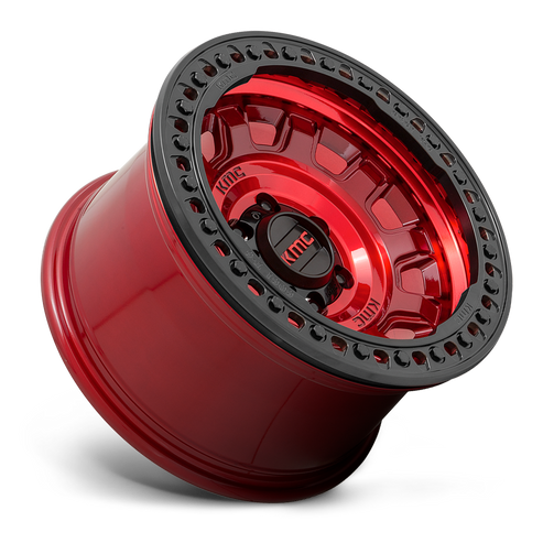 17X9.0 5X127/-38 KMC TANK BEADLOCK CANDY RED KM236 CB71,5 KMC