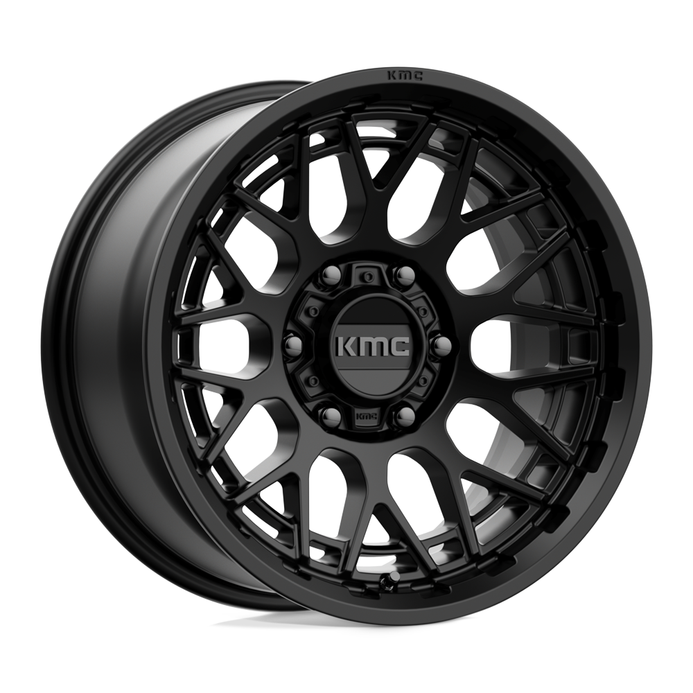 17X8.5 6X139.7/00 Kmc Technic Satin Black Cb106.1
