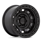 17X9.0 5X127/-38 KMC TANK BEADLOCK SATIN BLACK KM236 CB71,5 KMC