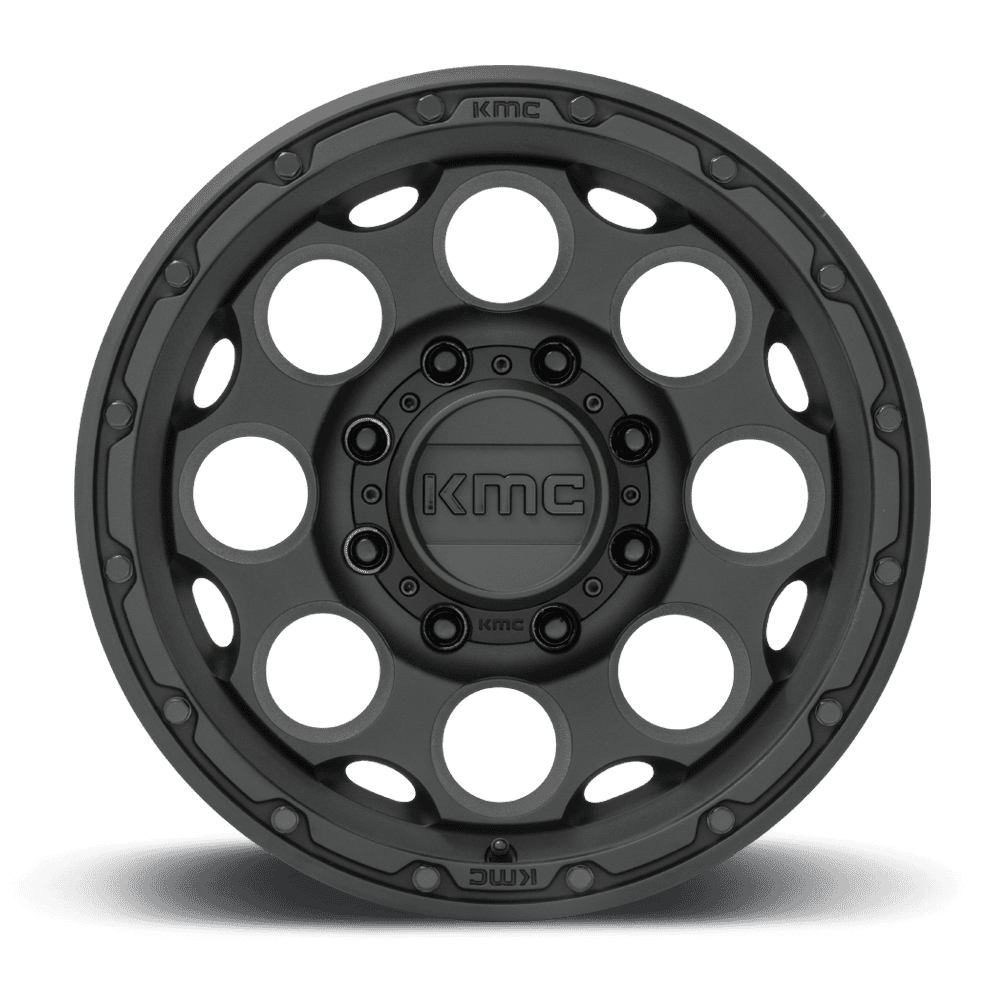 17X9.0 5X127/-12 Kmc Dirty Harry Textured Black Cb71,5