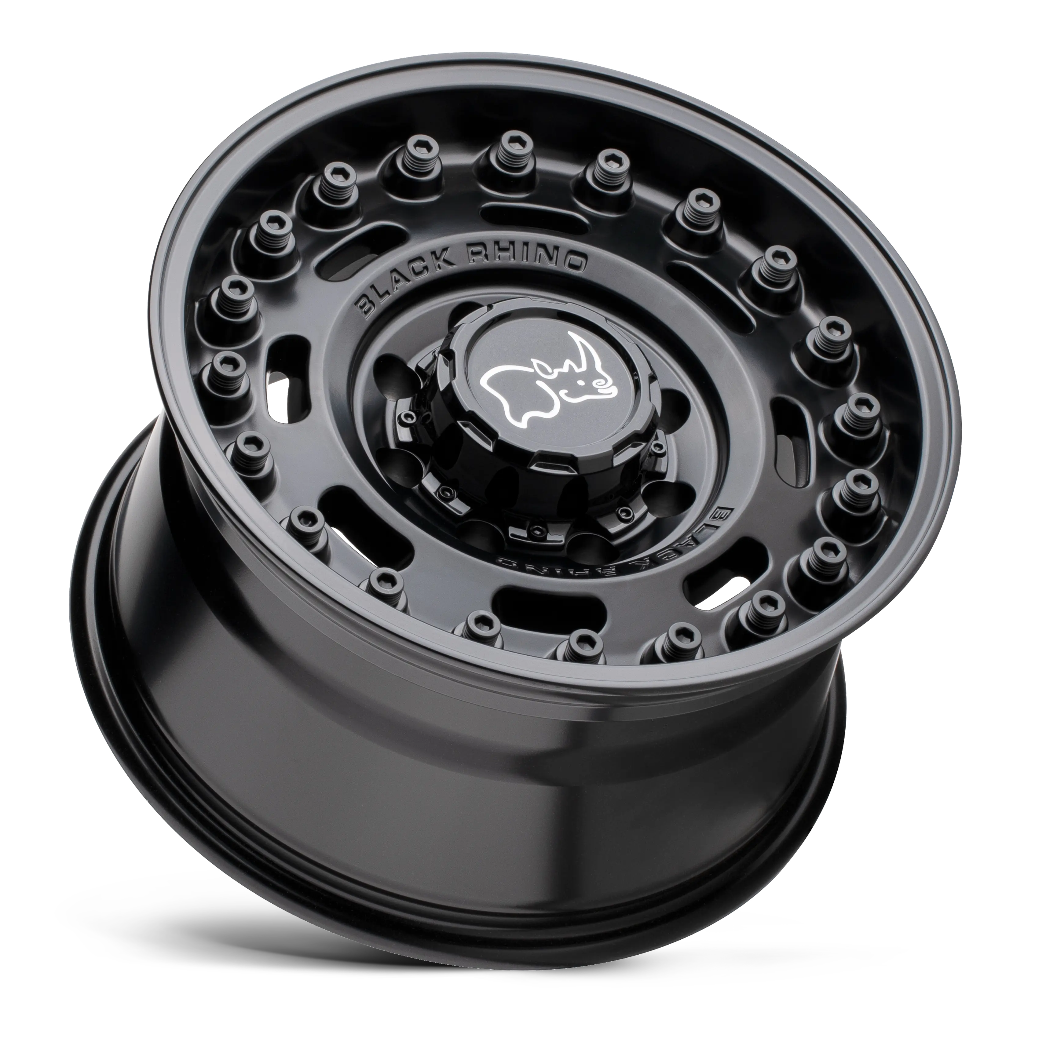 17X9.5 6X139.7/-18 Black Rhino Axle Matte Black