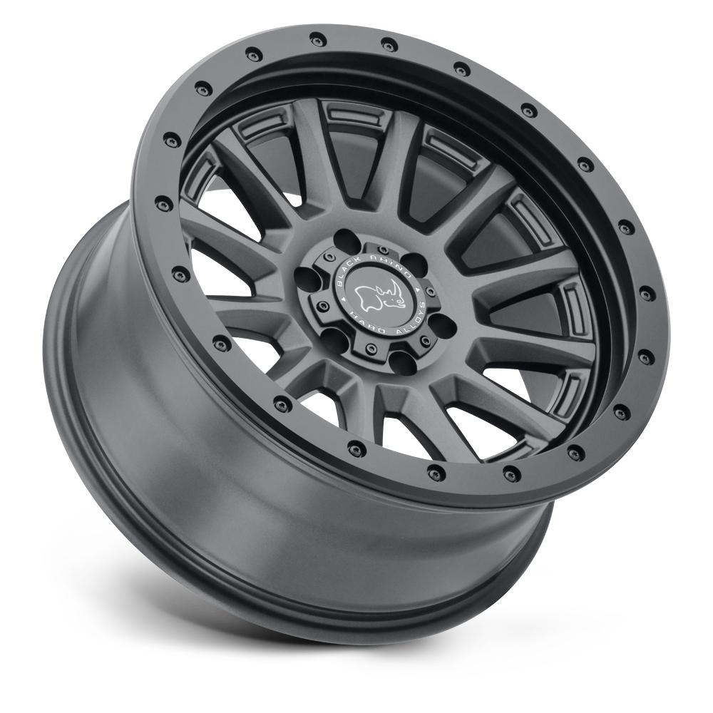 17X8.5  6X114.3/10 Black Rhino Dugger 6 Lug Gunblack