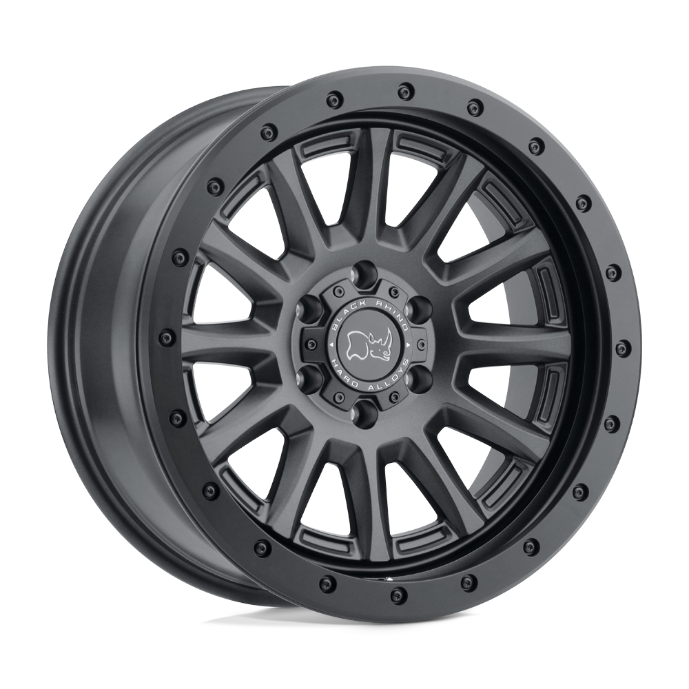17X8.5  6X114.3/10 Black Rhino Dugger 6 Lug Gunblack