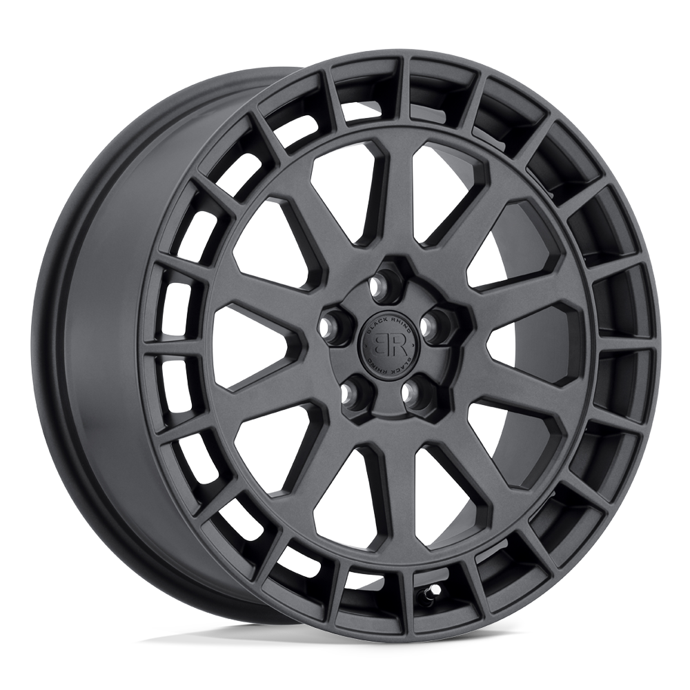 17X8.5 6X114.3/12 Black Rhino Boxer Gunblack