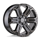 17X8.5 6X139.7/12 Black Rhino Wanaka Matte Gunmetal W/Brushe Offroad