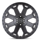 17X9.0 6X139.7/-12 Black Rhino Warlord Matte Gunmetal OffRoad