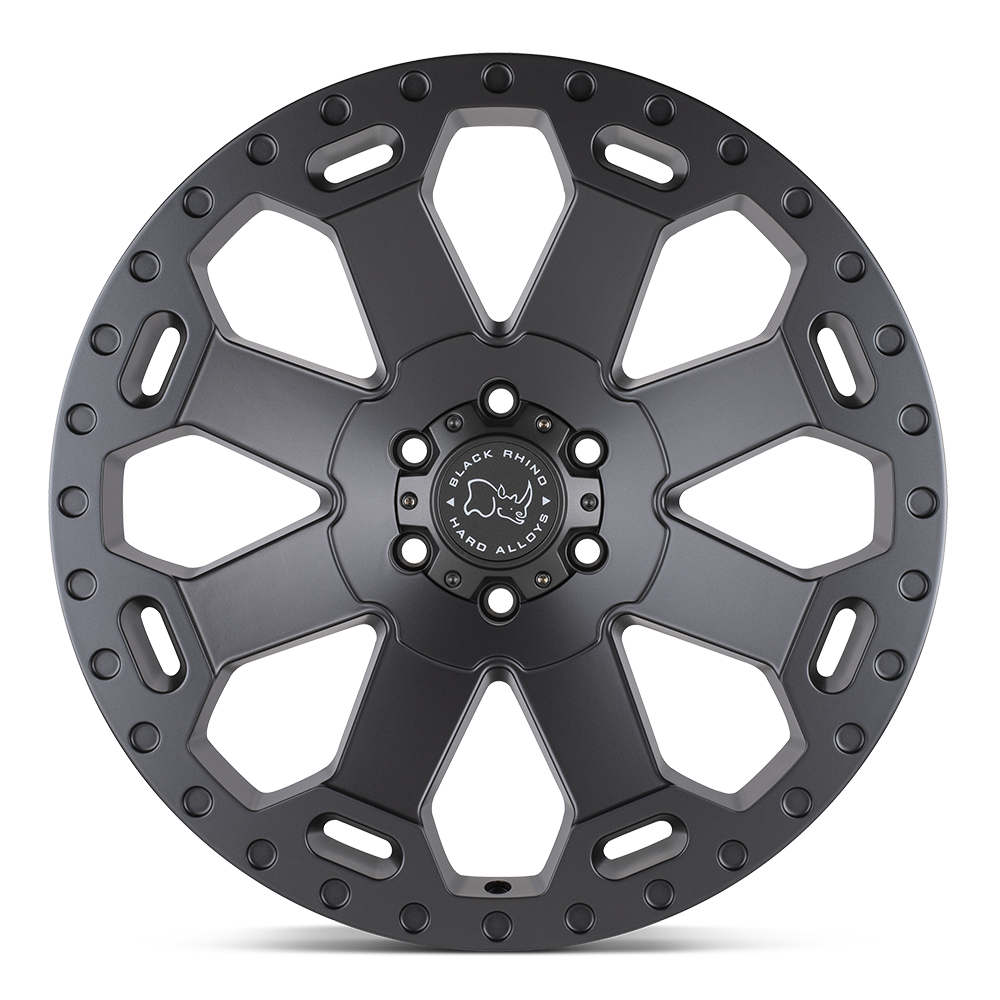 17X9.0 6X139.7/-12 Black Rhino Warlord Matte Gunmetal OffRoad